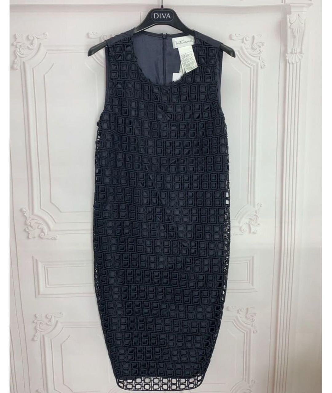 MAX MARA Черное полиамидовое повседневное платье, фото 5