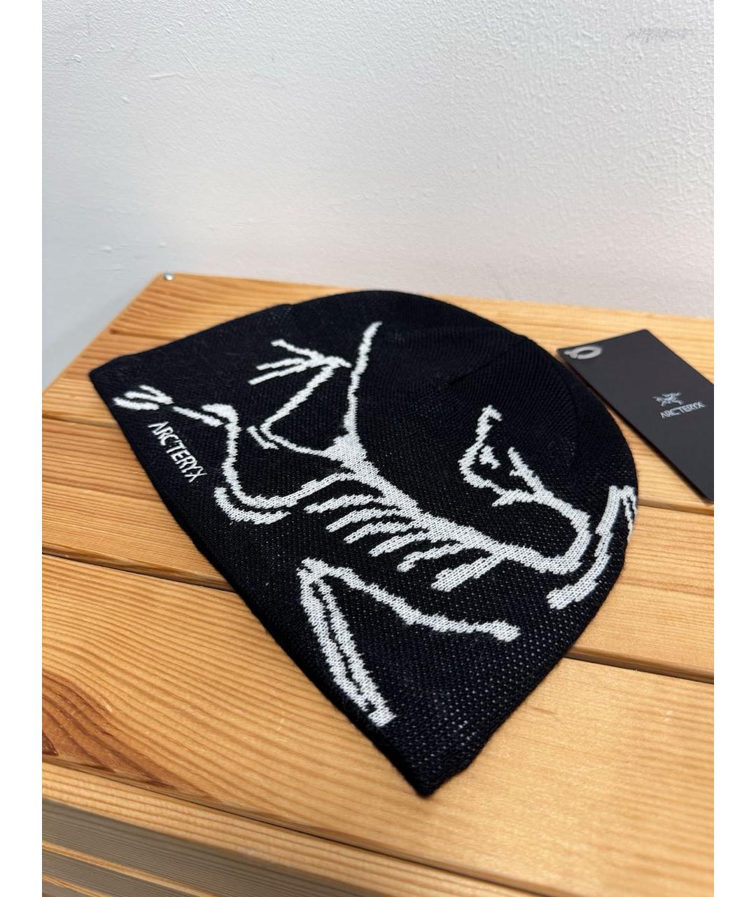 ARCTERYX Черная шерстяная шапка, фото 3