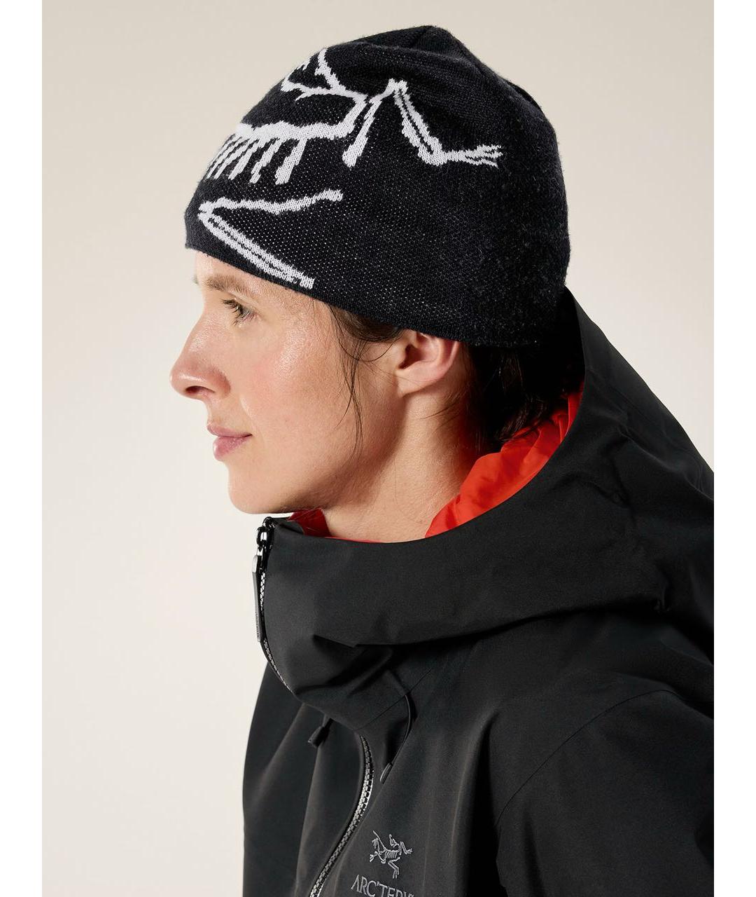 ARCTERYX Черная шерстяная шапка, фото 4