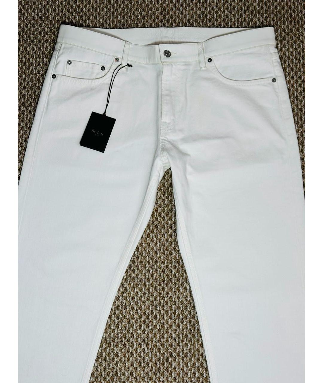 BERLUTI Белые джинсы, фото 5