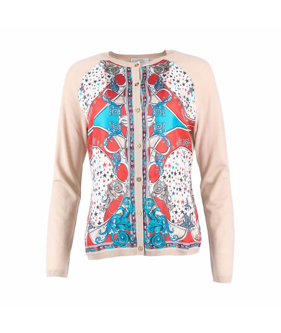 VERSACE Мульти шелковый кардиган, фото 1