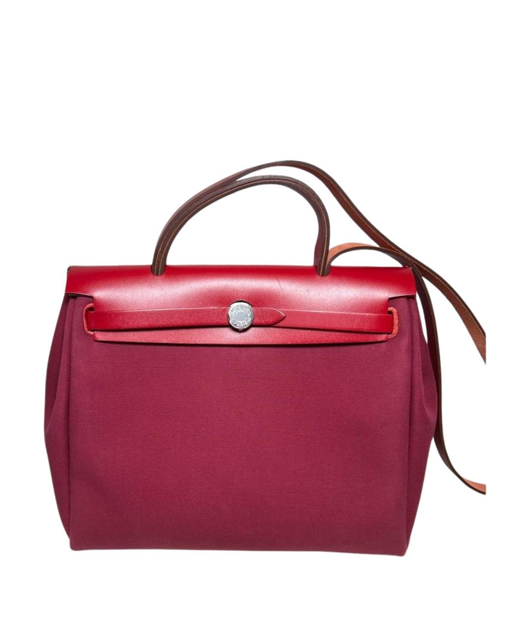 HERMES Розовая кожаная сумка с короткими ручками, фото 10