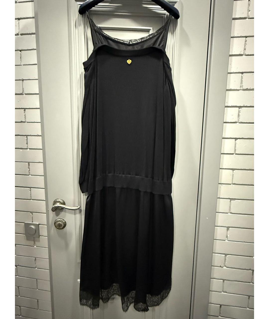 TWIN-SET Черное платье, фото 2