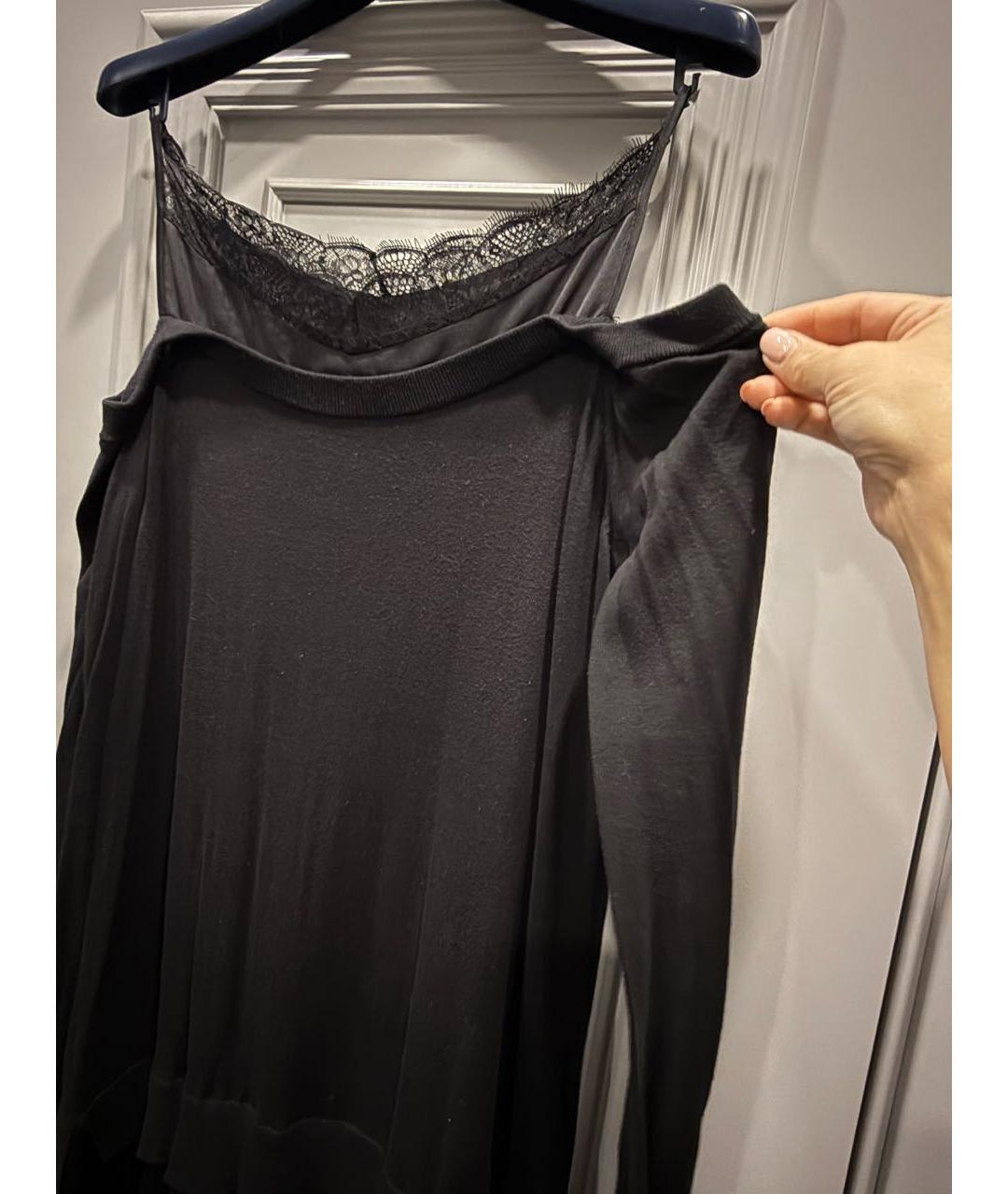 TWIN-SET Черное платье, фото 3