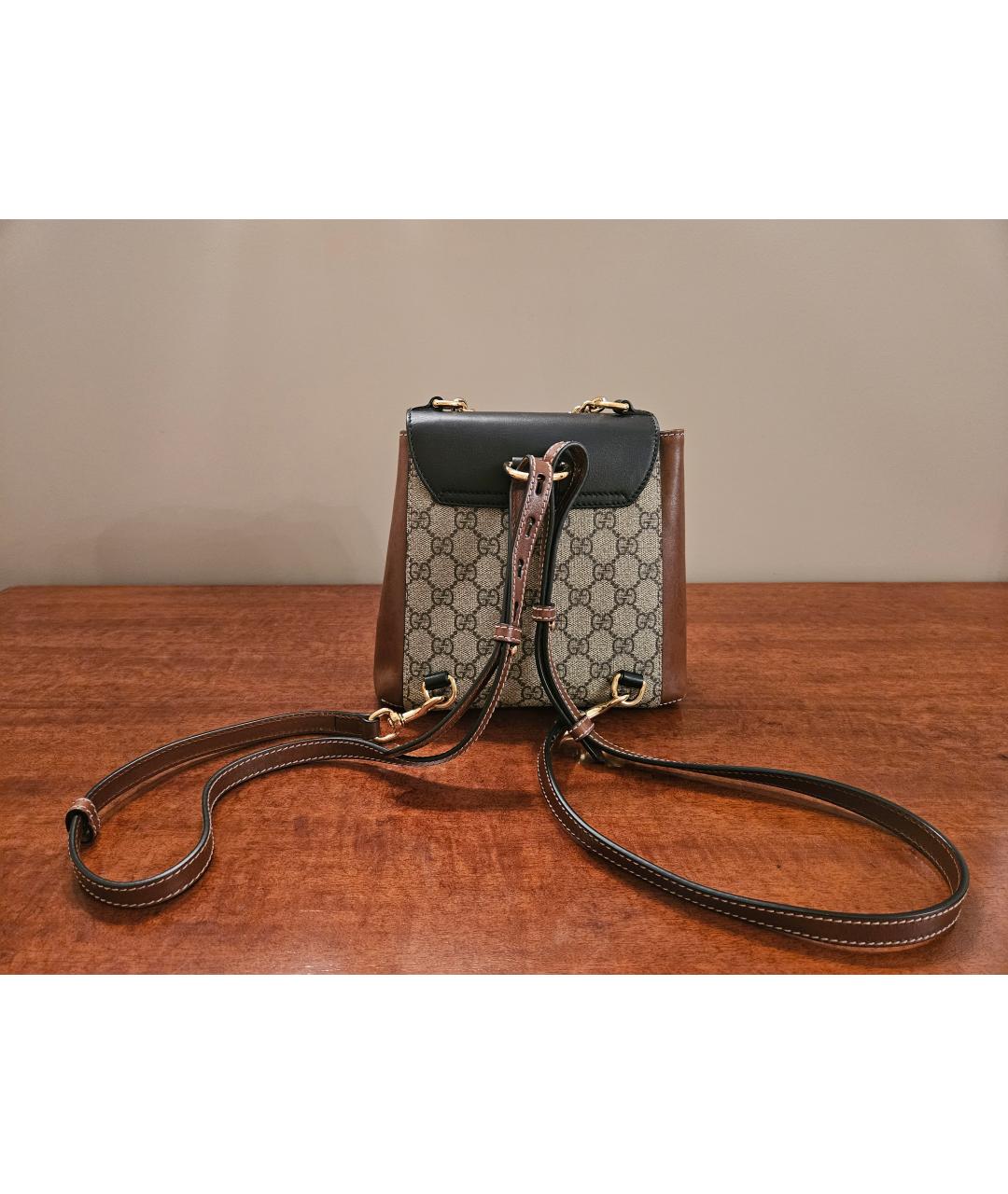 GUCCI Мульти кожаный рюкзак, фото 3