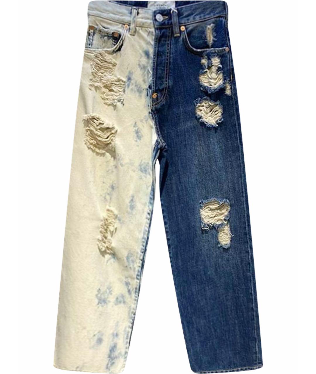 GIVENCHY Мульти хлопковые прямые джинсы, фото 1