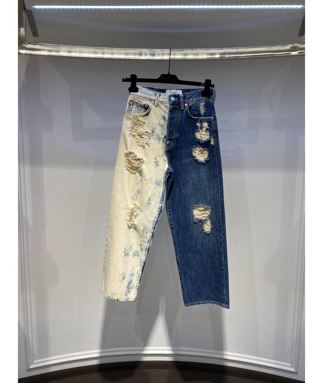 GIVENCHY Мульти хлопковые прямые джинсы, фото 3