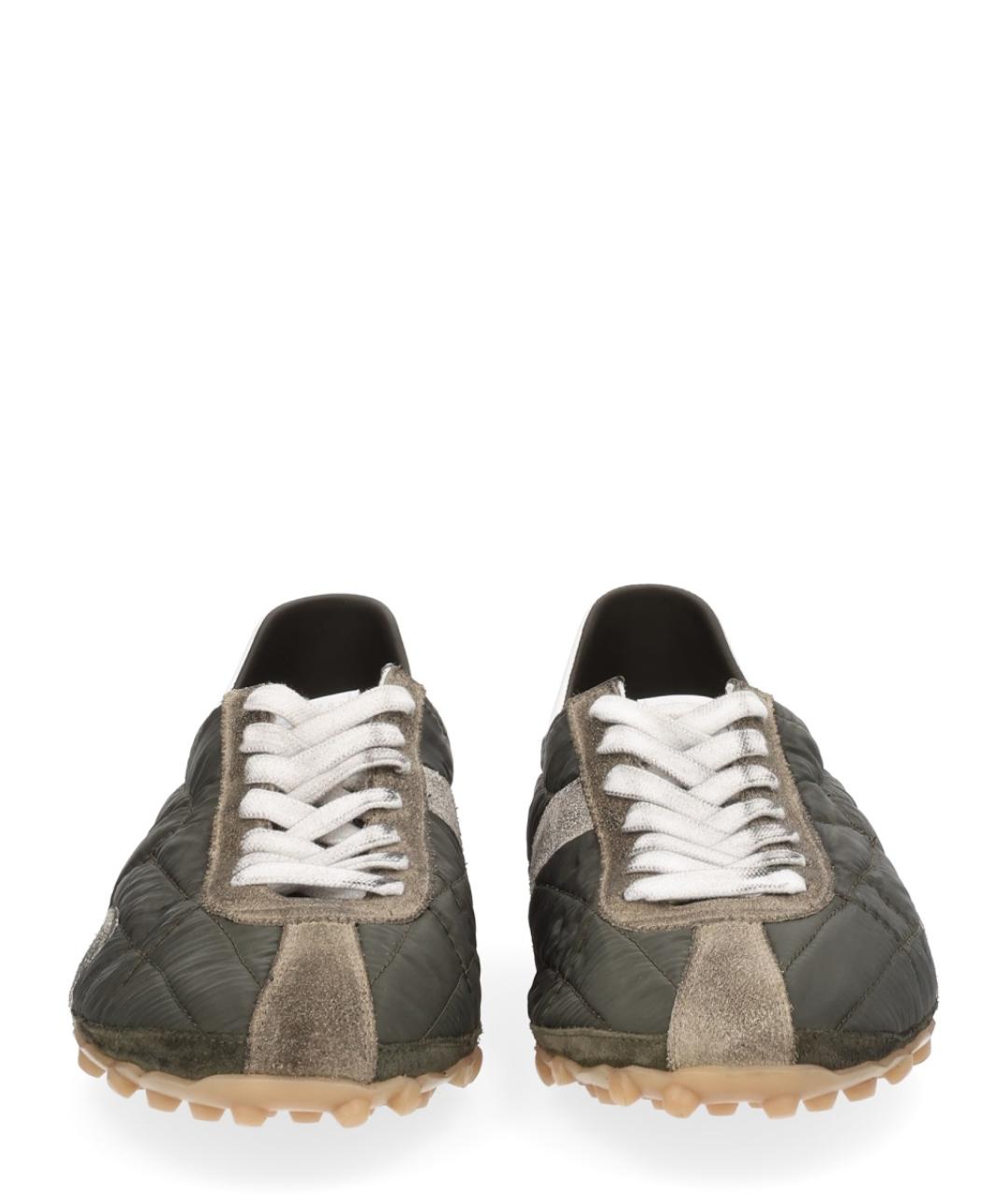 MAISON MARGIELA Зеленые синтетические низкие кроссовки / кеды, фото 2