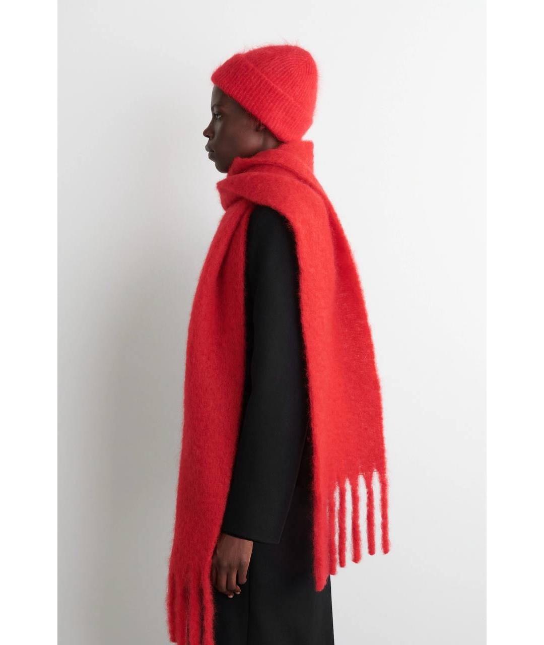 COS Красный шарф, фото 2