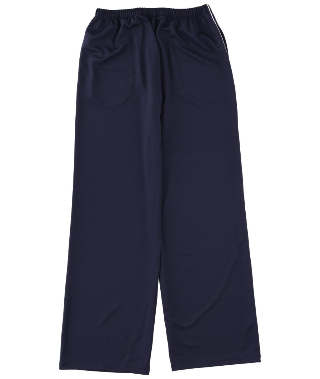 SPORTY AND RICH Темно-синие полиэстеровые прямые брюки, фото 2