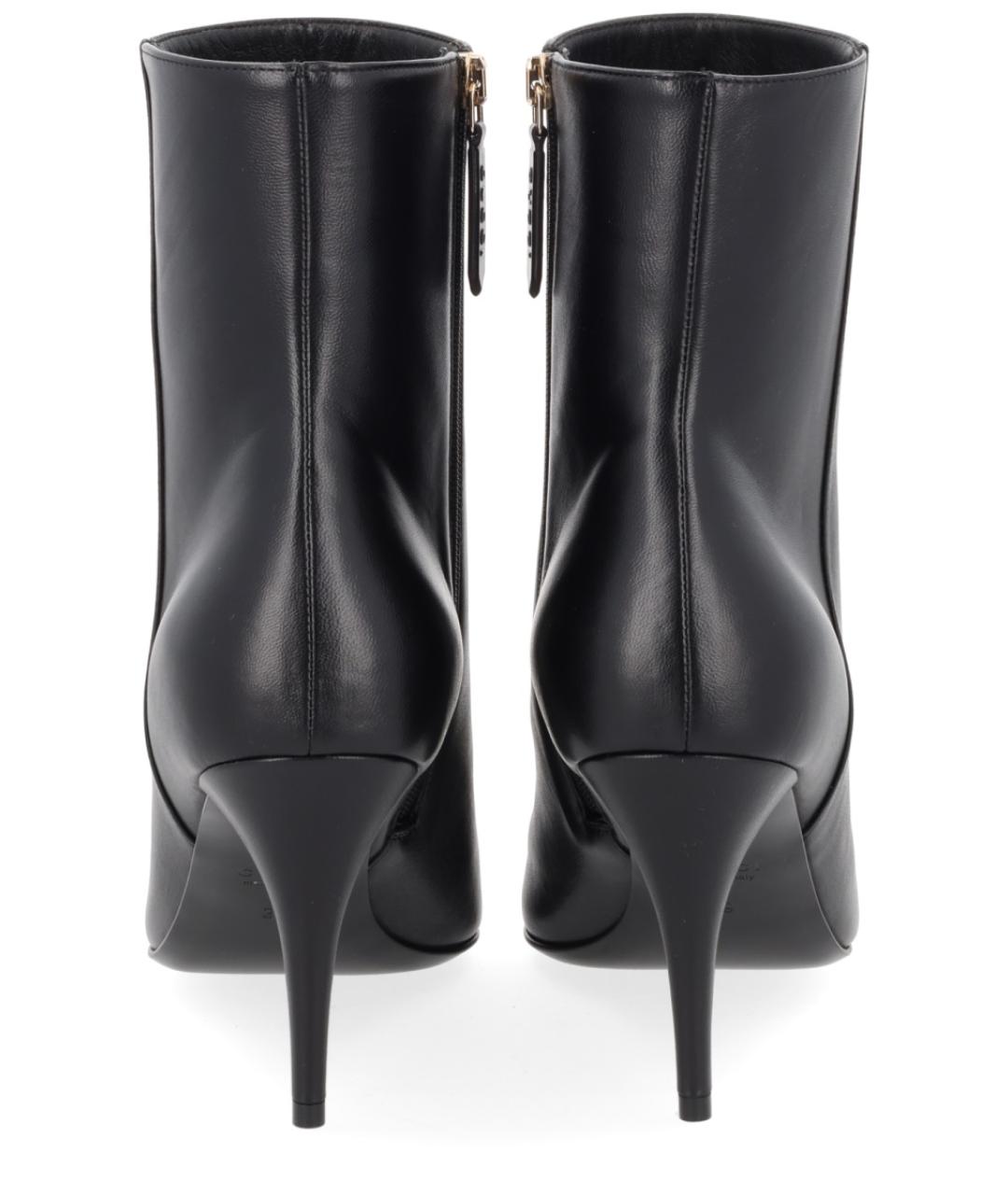 GUCCI Черные кожаные ботильоны, фото 4