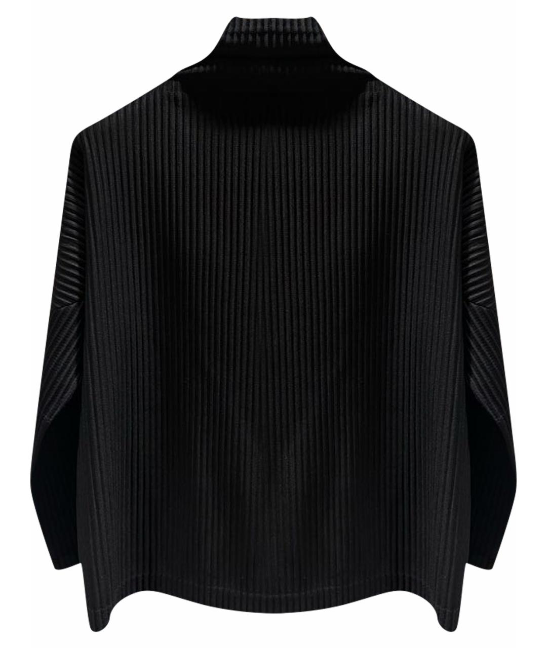 HOMME PLISSE ISSEY MIYAKE Черная полиэстеровая водолазка, фото 1