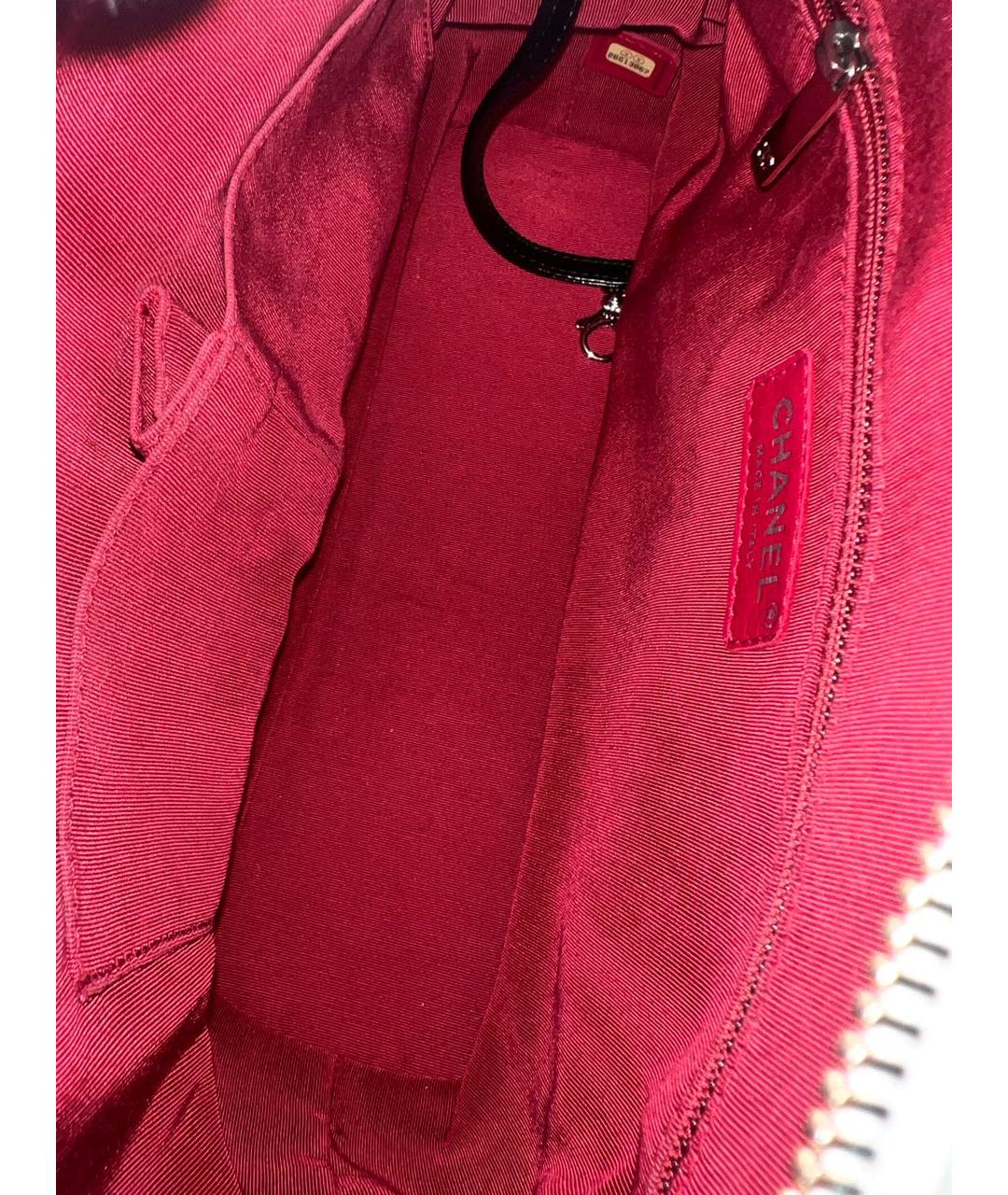 CHANEL Белая кожаная сумка через плечо, фото 7