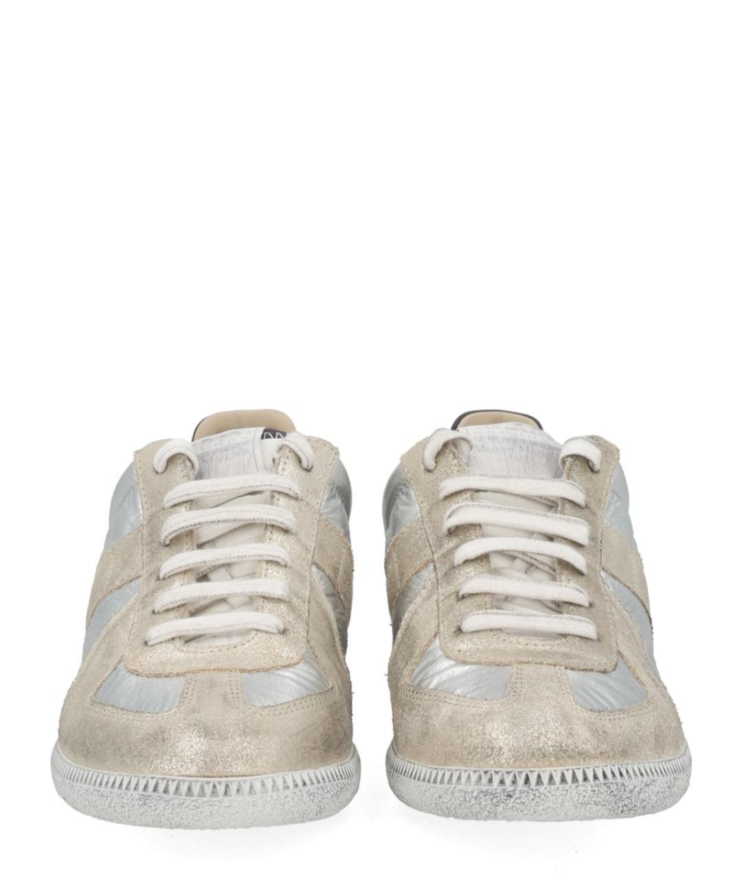 MAISON MARGIELA Серебряные кроссовки, фото 2