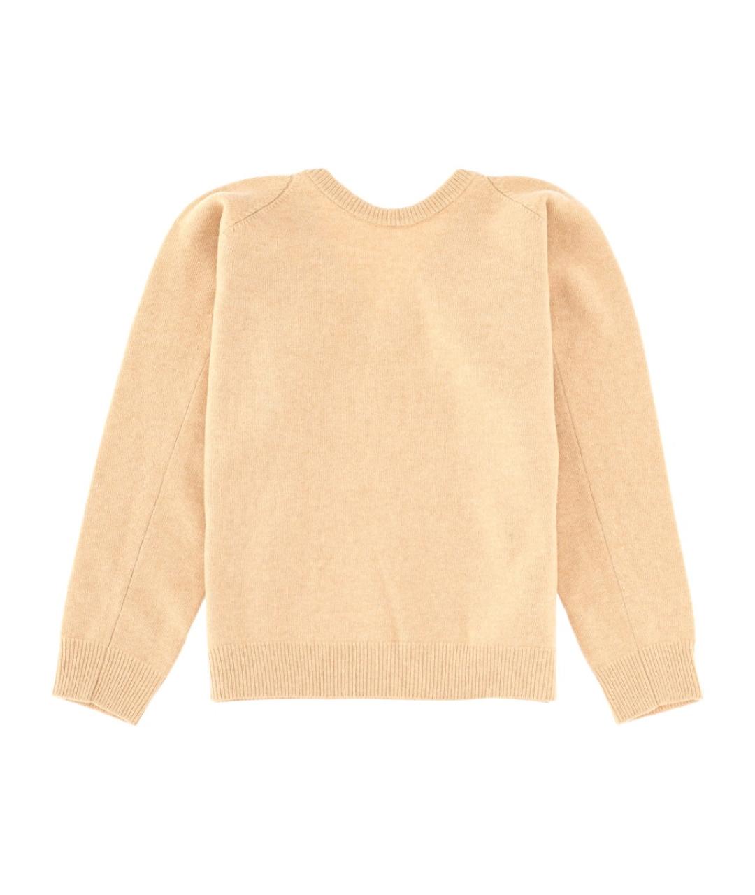 MAISON MARGIELA Бежевый шерстяной джемпер / свитер, фото 1