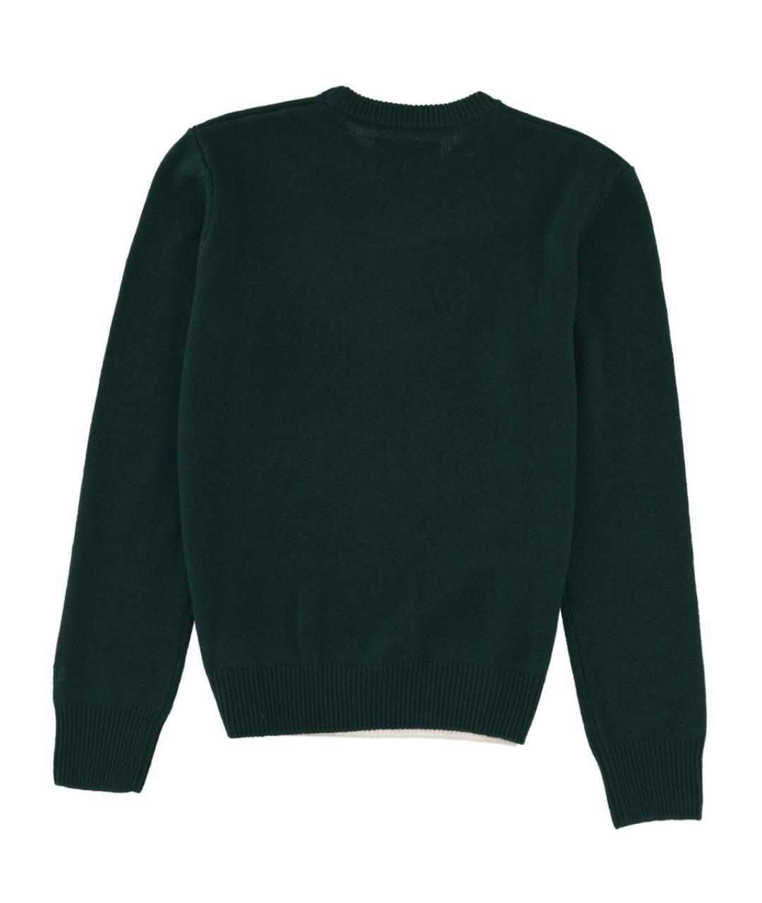 MC2 SAINT BARTH Зеленый шерстяной джемпер / свитер, фото 2