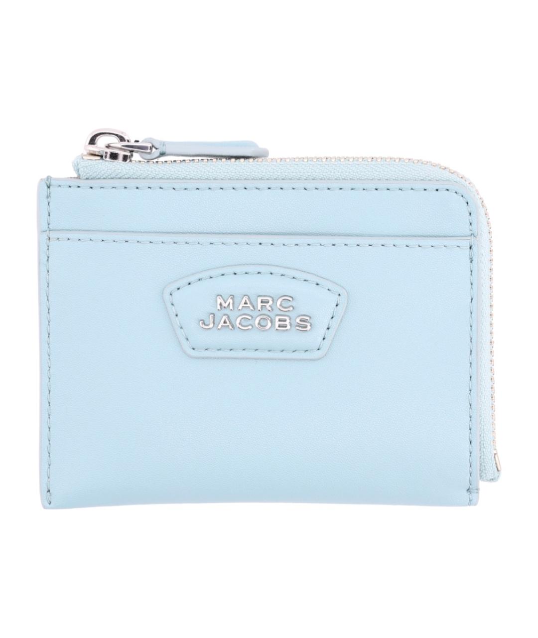 MARC JACOBS Голубой кожаный кошелек, фото 1