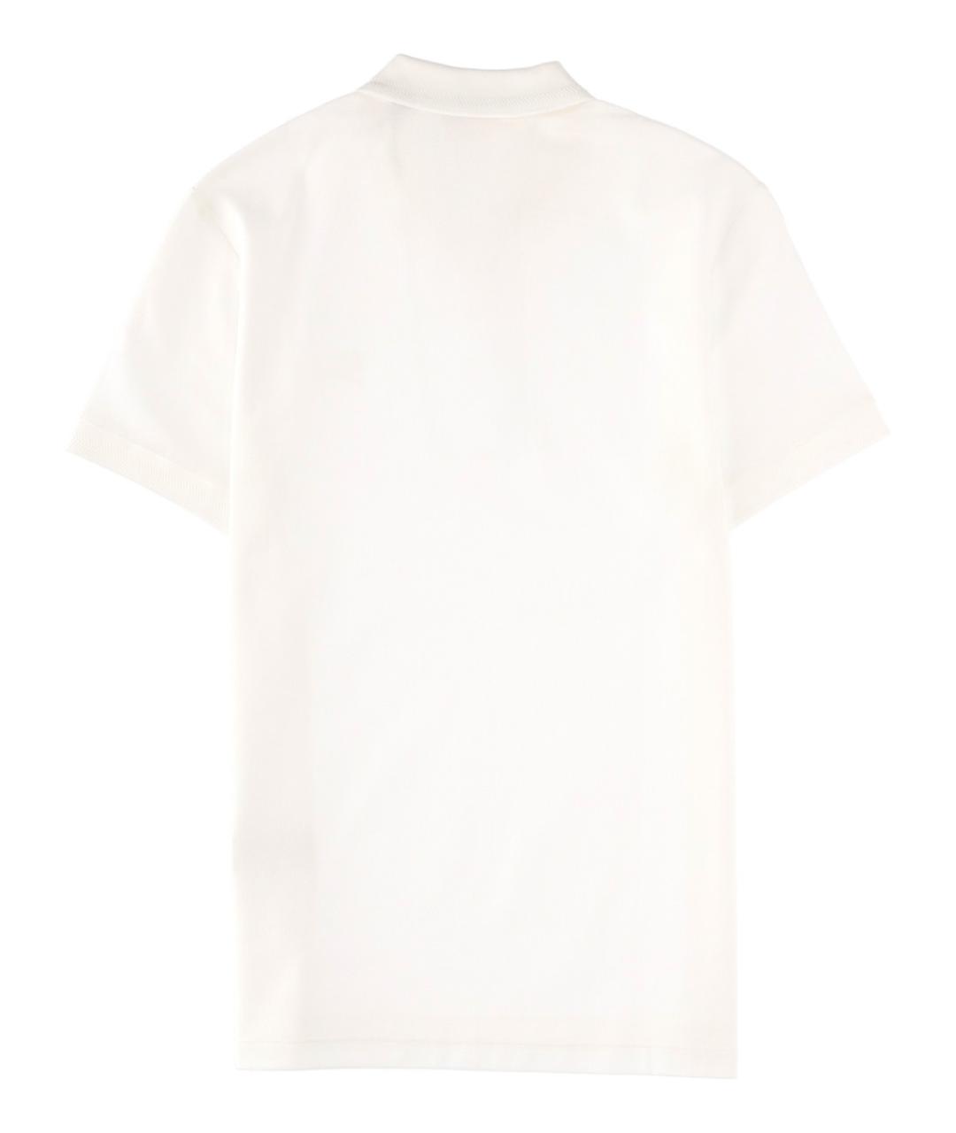 BURBERRY Белая хлопковая футболка, фото 2