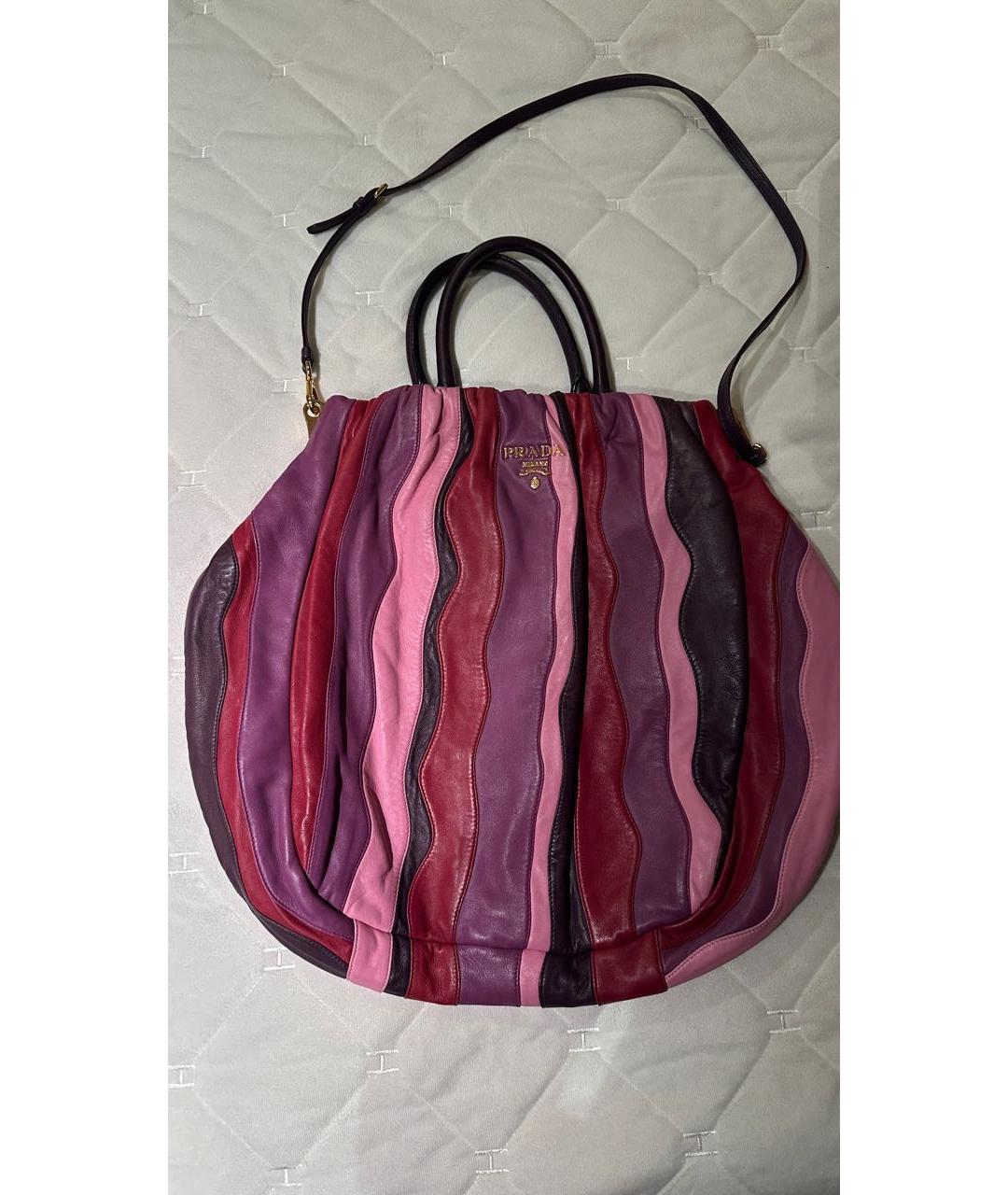 PRADA Мульти кожаная сумка тоут, фото 7