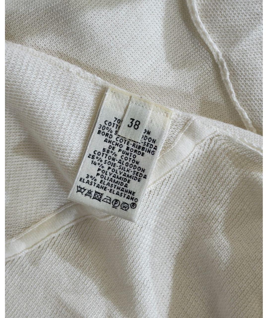 HERMES Белая хлопковая жилетка, фото 4