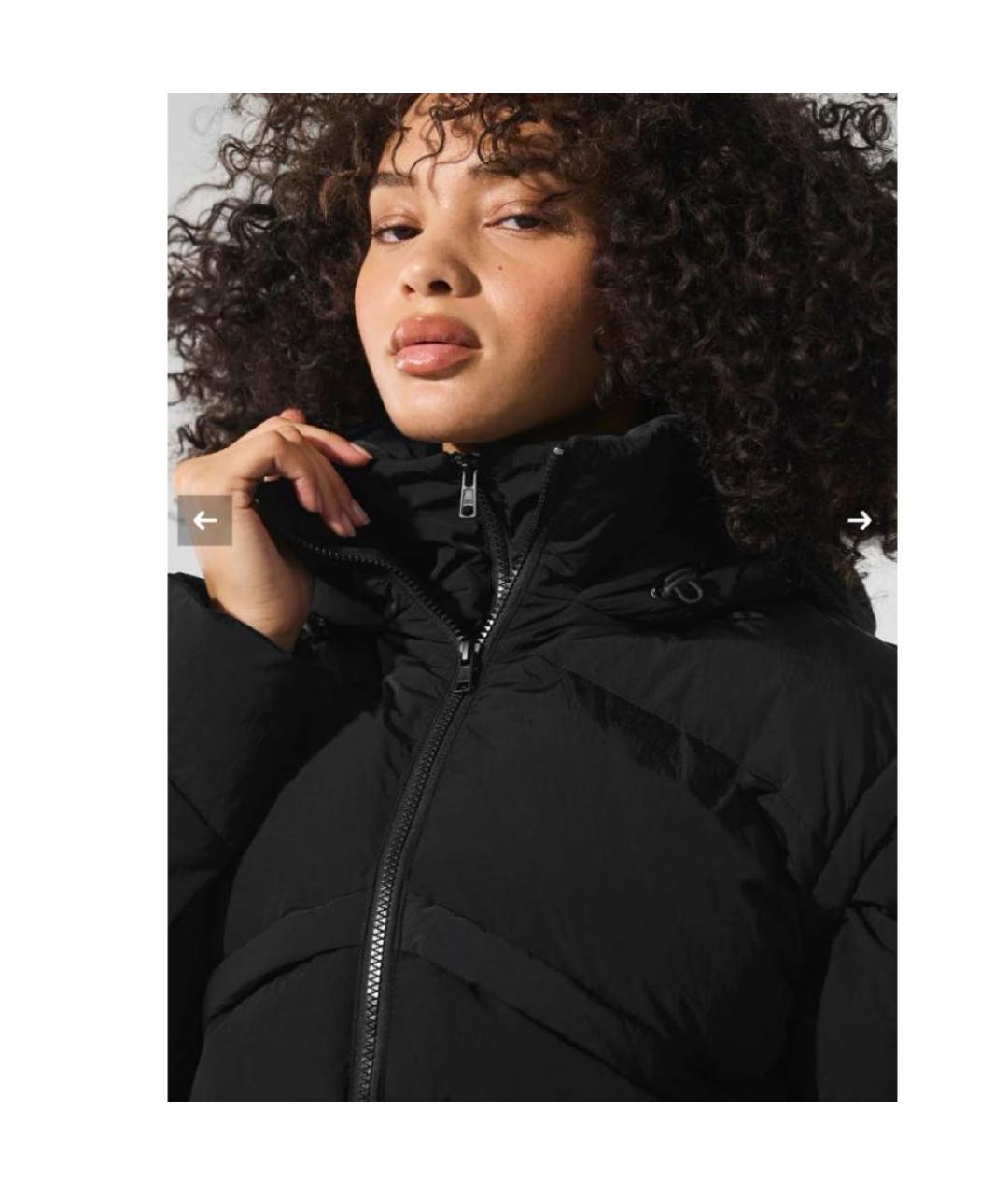 ALO YOGA Черный полиэстеровый пуховик, фото 8