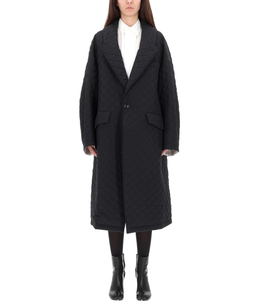 MAISON MARGIELA Черный полиамидовый пуховик, фото 4