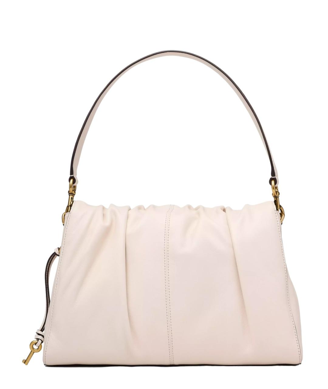 MARC JACOBS Белая кожаная сумка с короткими ручками, фото 3