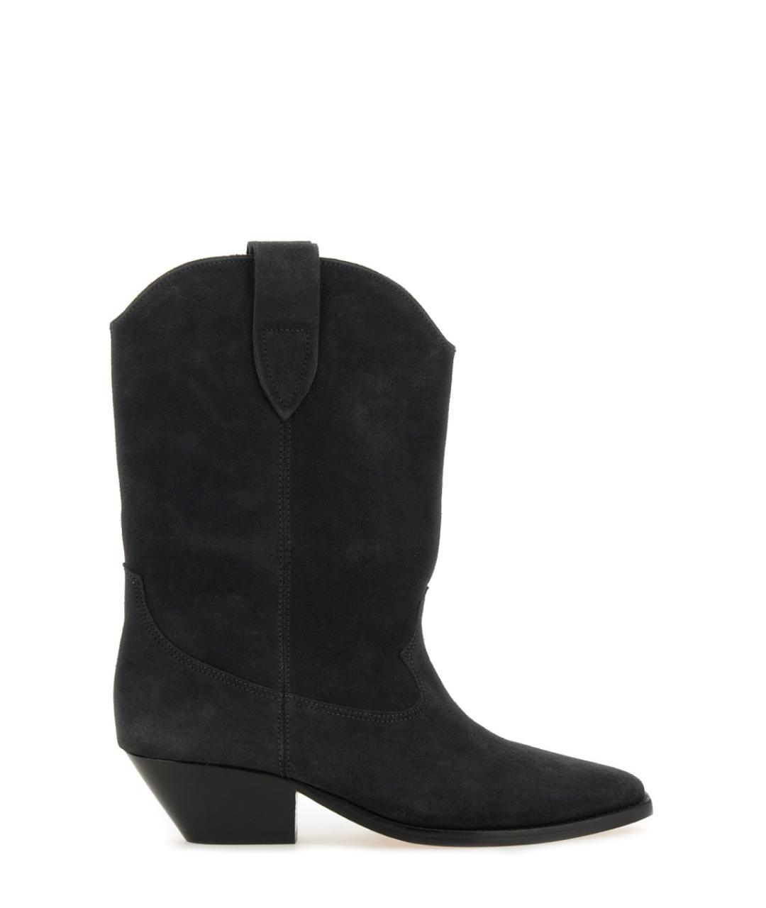 ISABEL MARANT Черные замшевые ботинки, фото 1