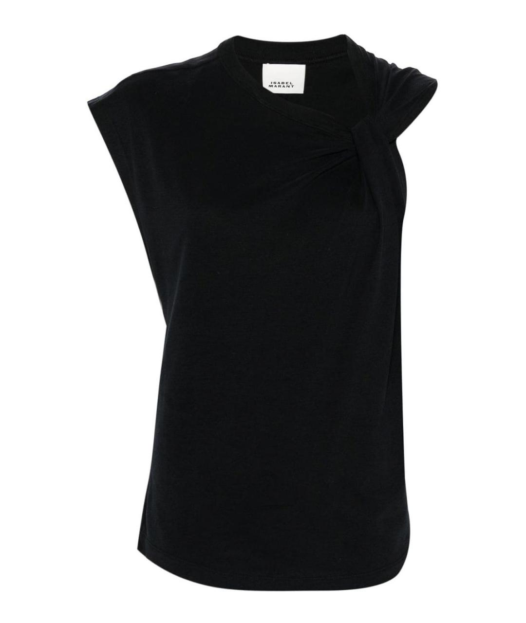 ISABEL MARANT Черная хлопковая футболка, фото 1