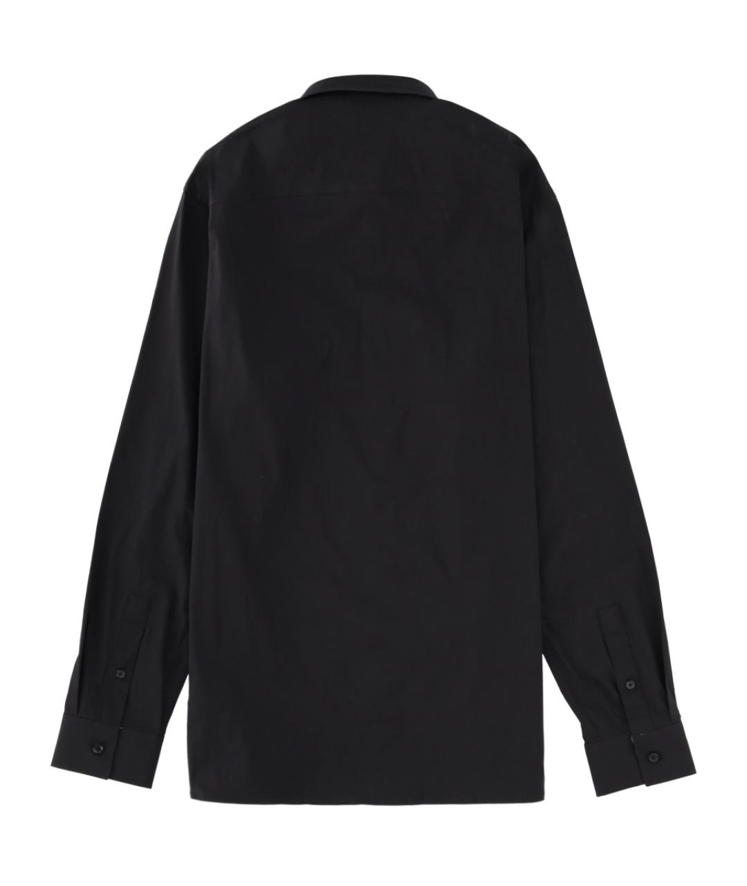 BURBERRY Черная хлопковая кэжуал рубашка, фото 2