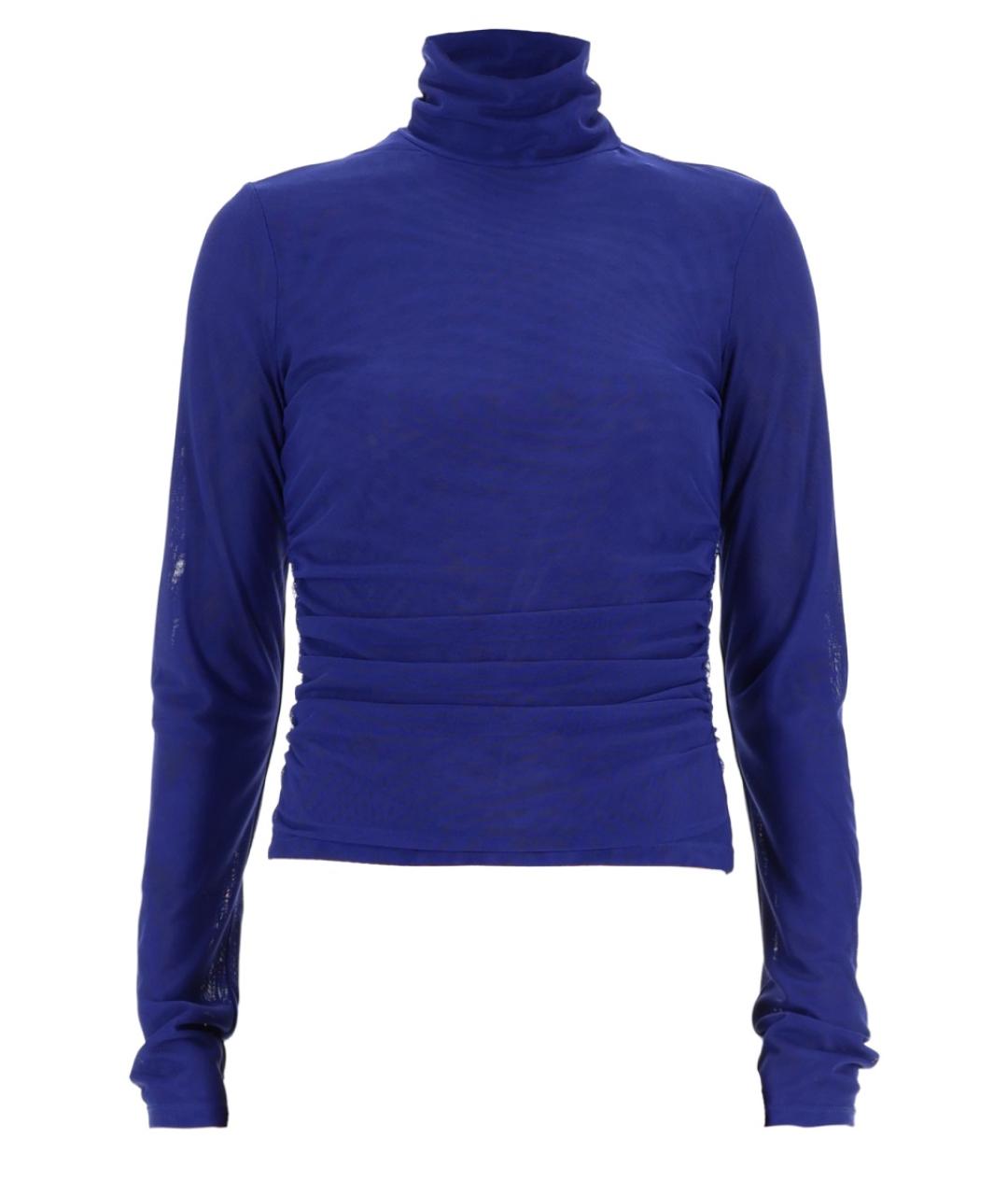 ROTATE Синяя полиэстеровая водолазка, фото 1