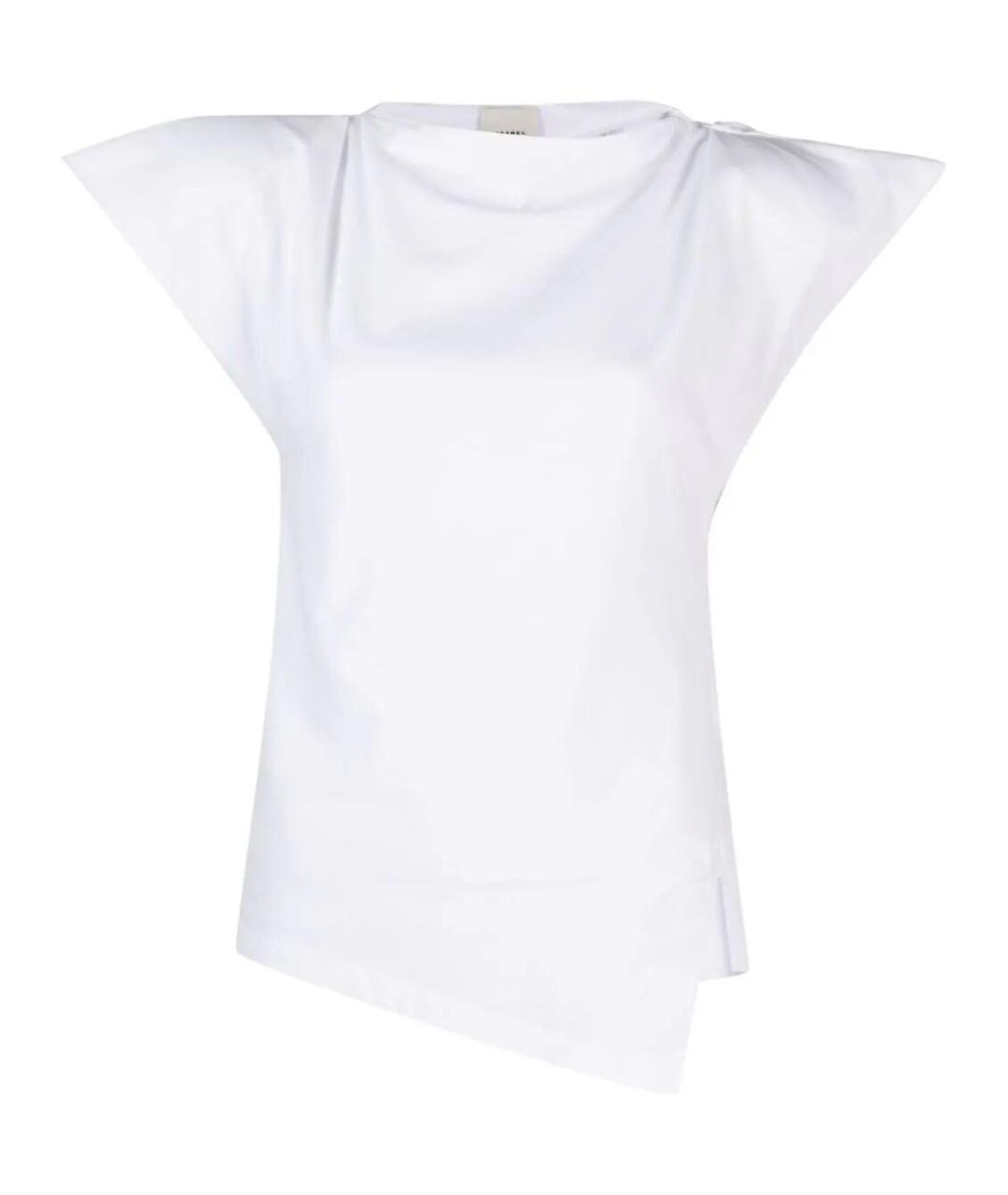 ISABEL MARANT Белая хлопковая футболка, фото 1