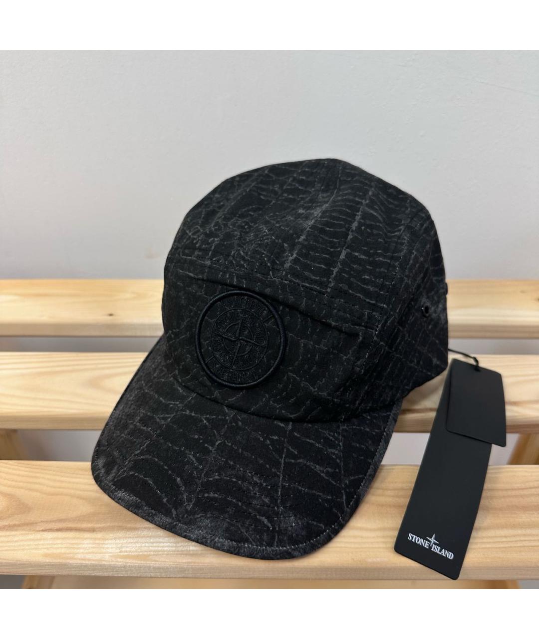 STONE ISLAND Черная кепка/бейсболка, фото 2
