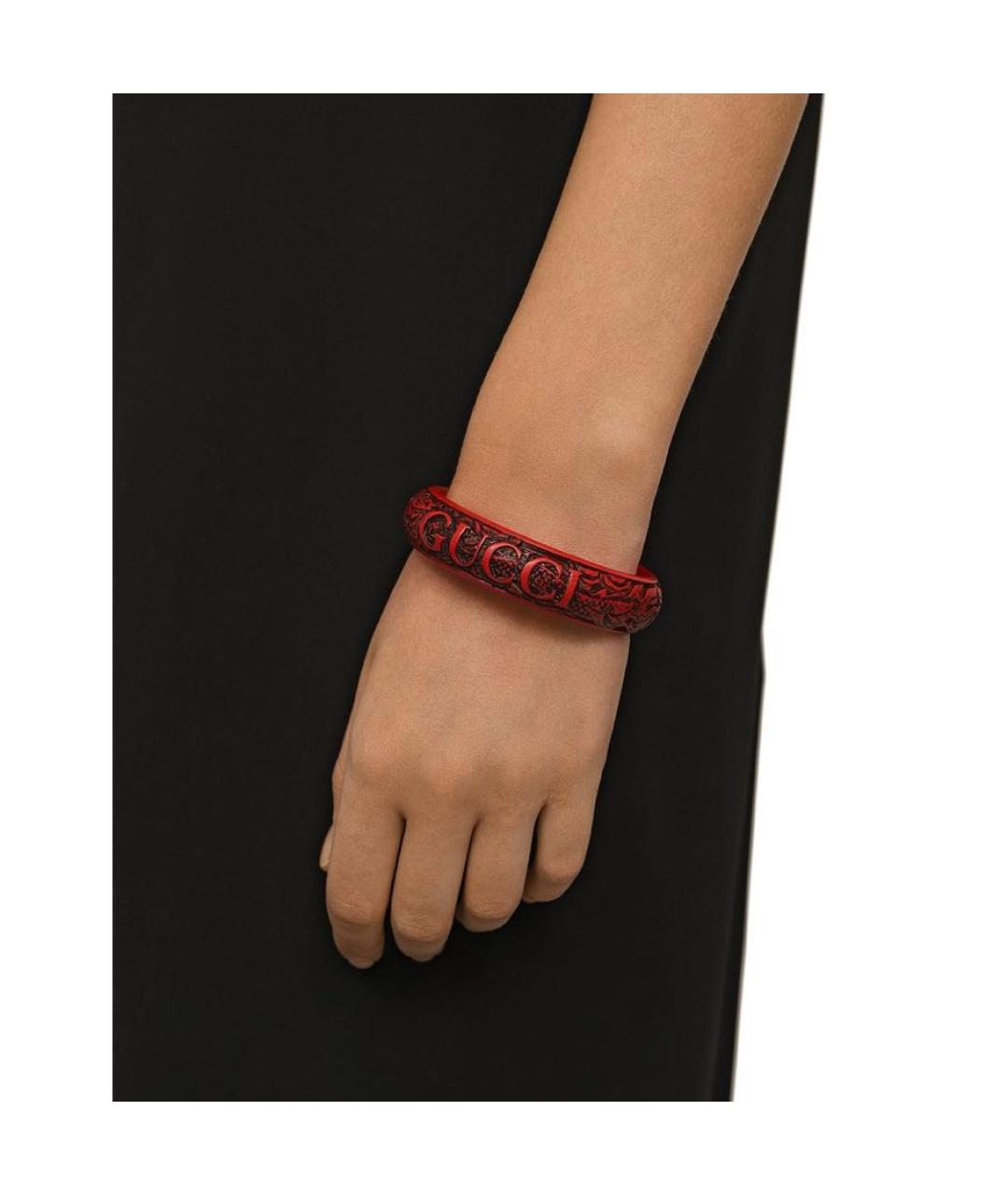 GUCCI Красный браслет, фото 3