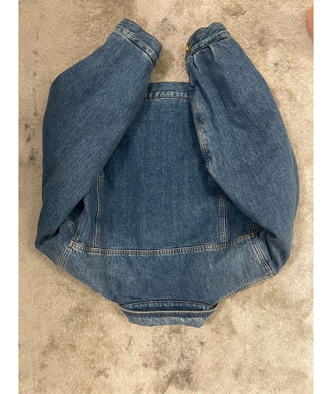 GUCCI Синяя деним куртка, фото 6