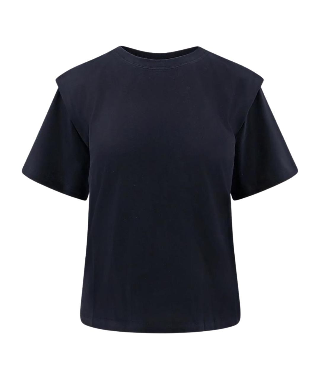 ISABEL MARANT Черная хлопковая футболка, фото 1