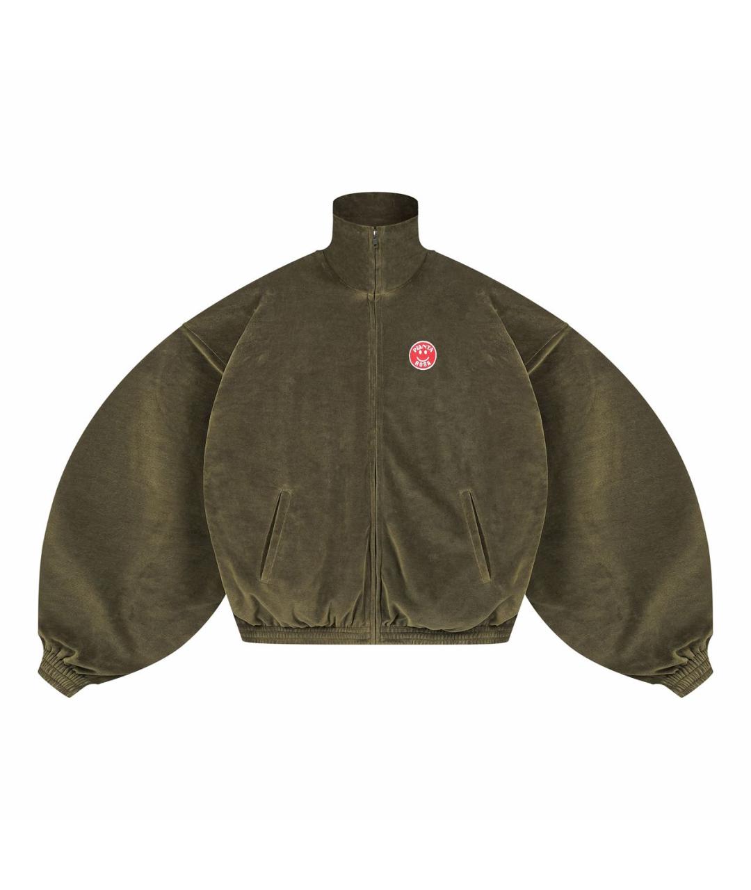 PLANTA ROSA Хаки замшевая куртка, фото 1