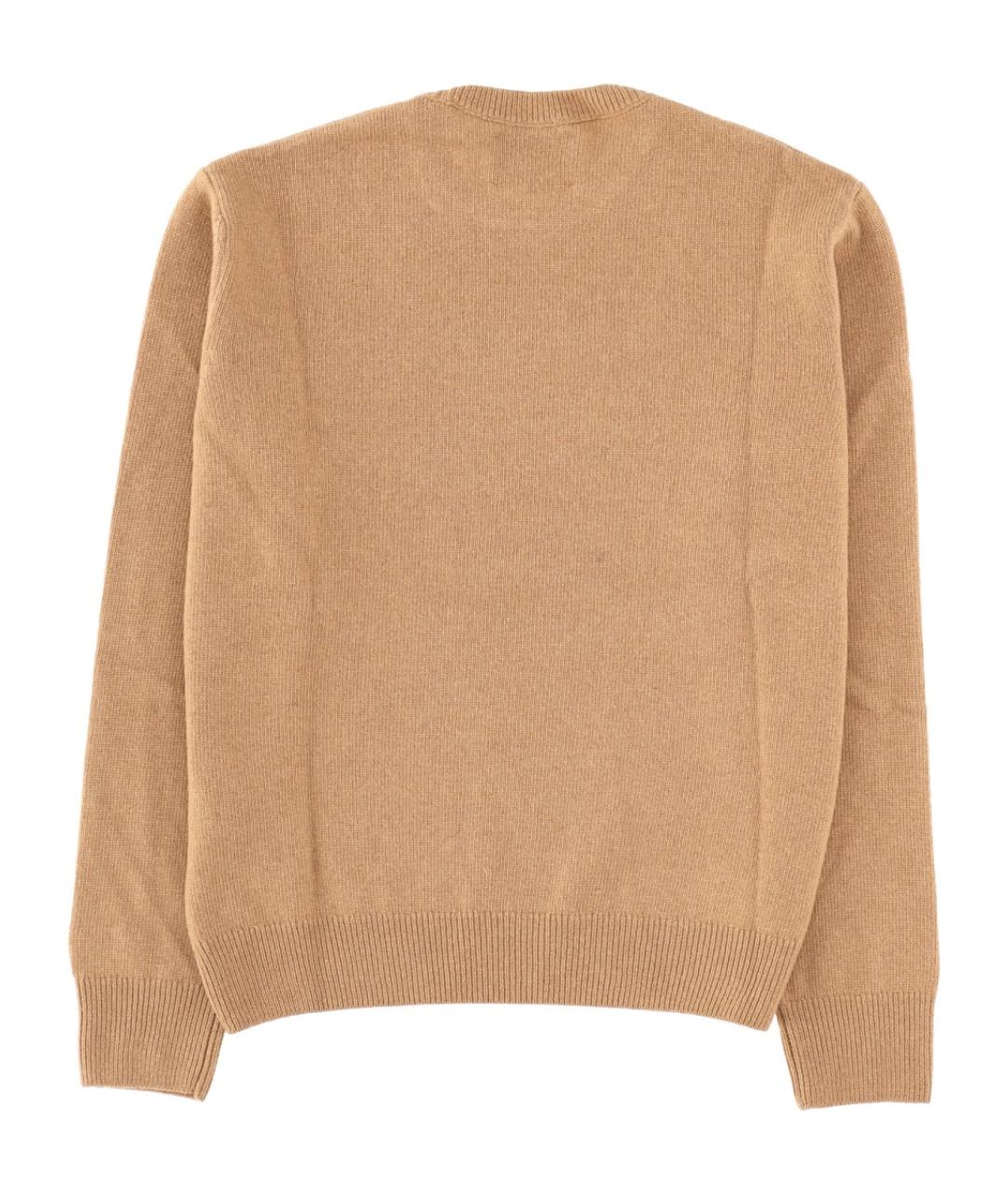 MC2 SAINT BARTH Бежевый шерстяной джемпер / свитер, фото 2