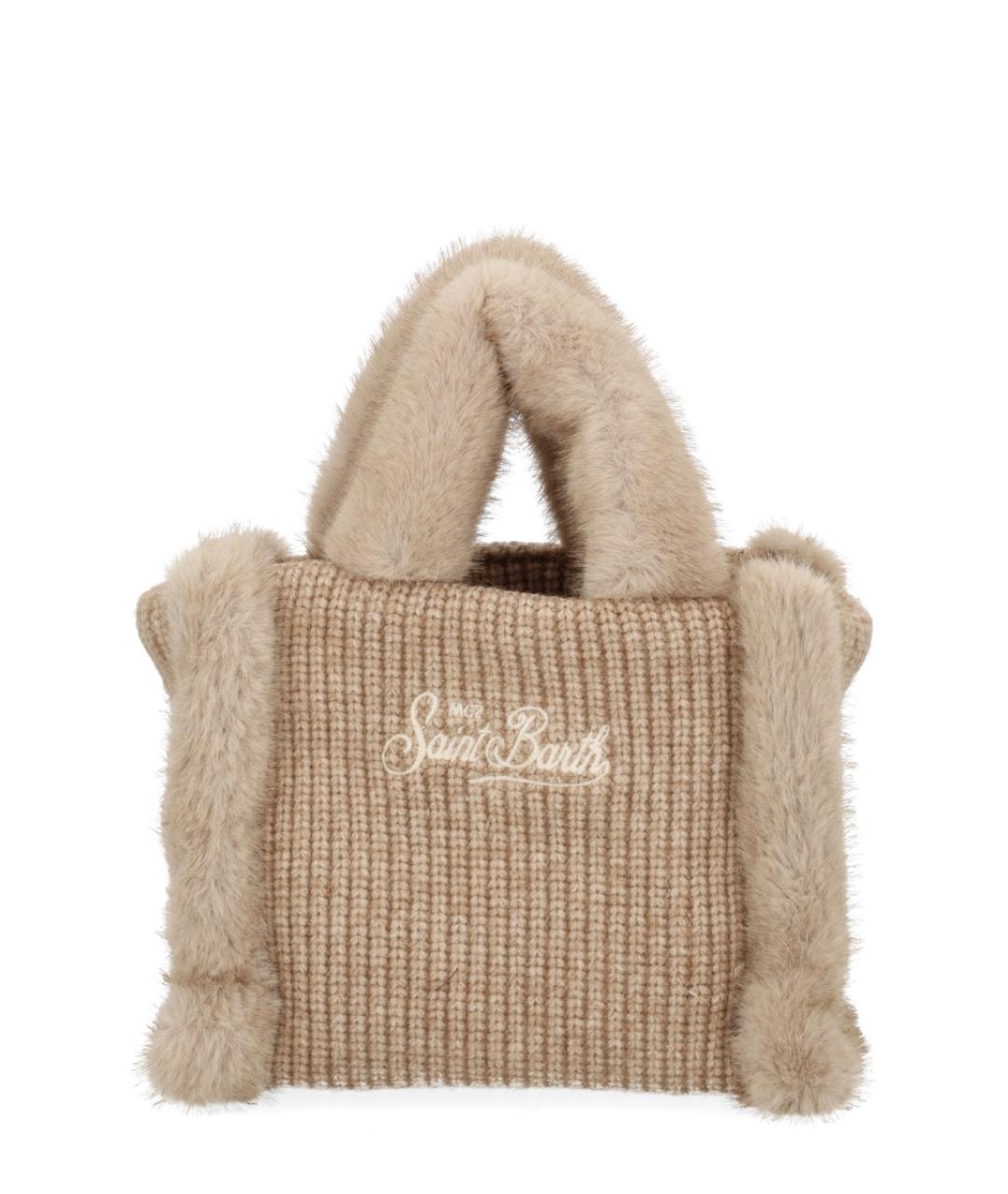 MC2 SAINT BARTH Бежевая сумка тоут, фото 3