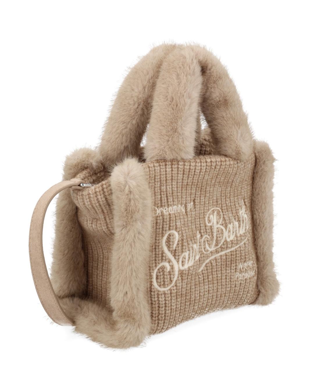 MC2 SAINT BARTH Бежевая сумка тоут, фото 2