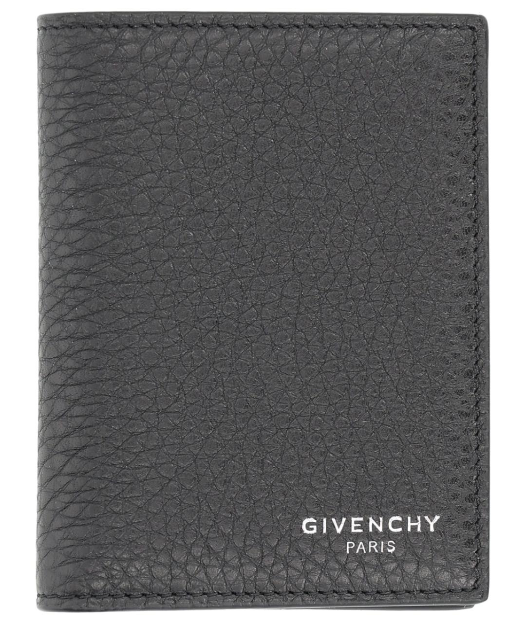 GIVENCHY Черная кожаная визитница, фото 2