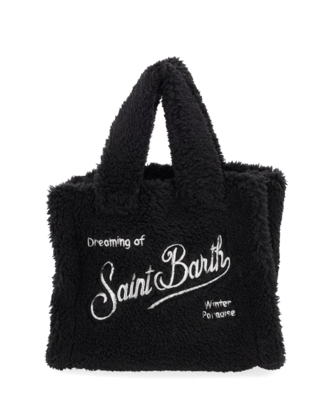 MC2 SAINT BARTH Черная синтетическая сумка тоут, фото 1