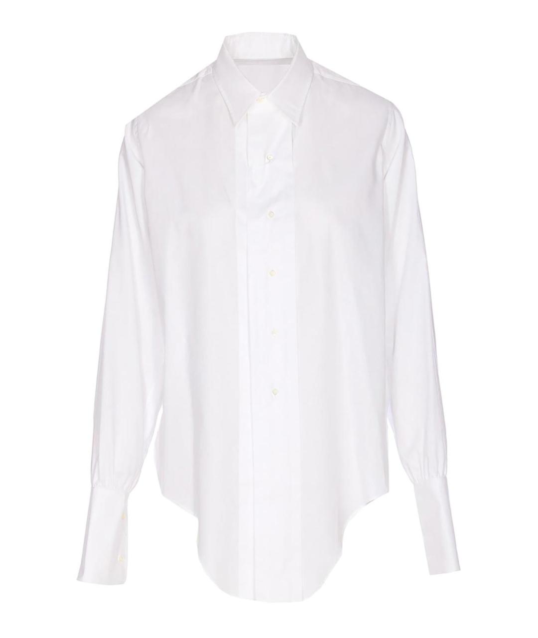 MAISON MARGIELA Белая хлопковая рубашка, фото 1
