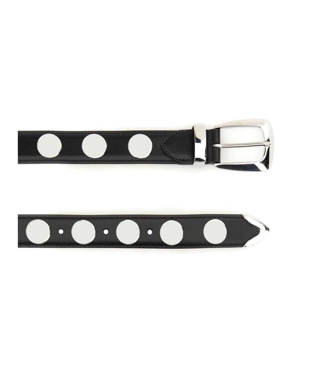 KHAITE Черный кожаный ремень, фото 2