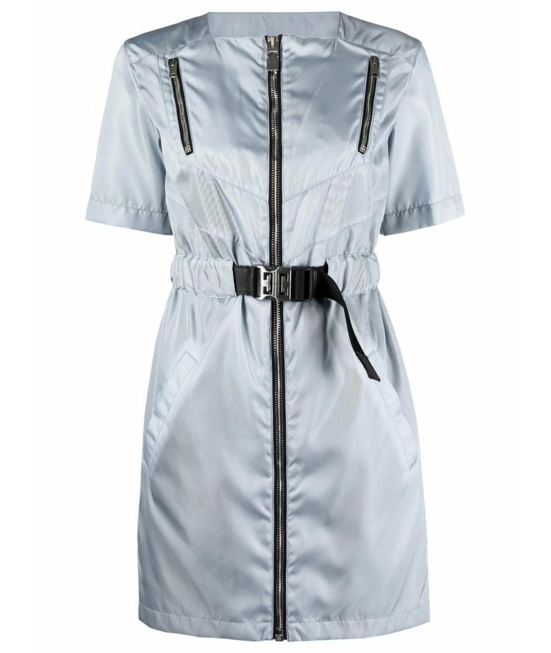 GIVENCHY Голубое полиамидовое повседневное платье, фото 1