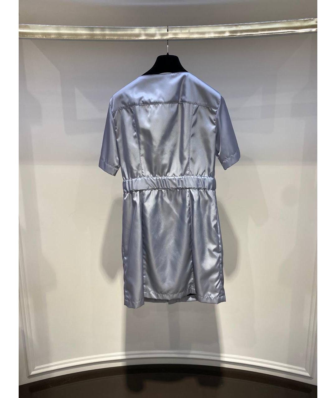 GIVENCHY Голубое полиамидовое повседневное платье, фото 2