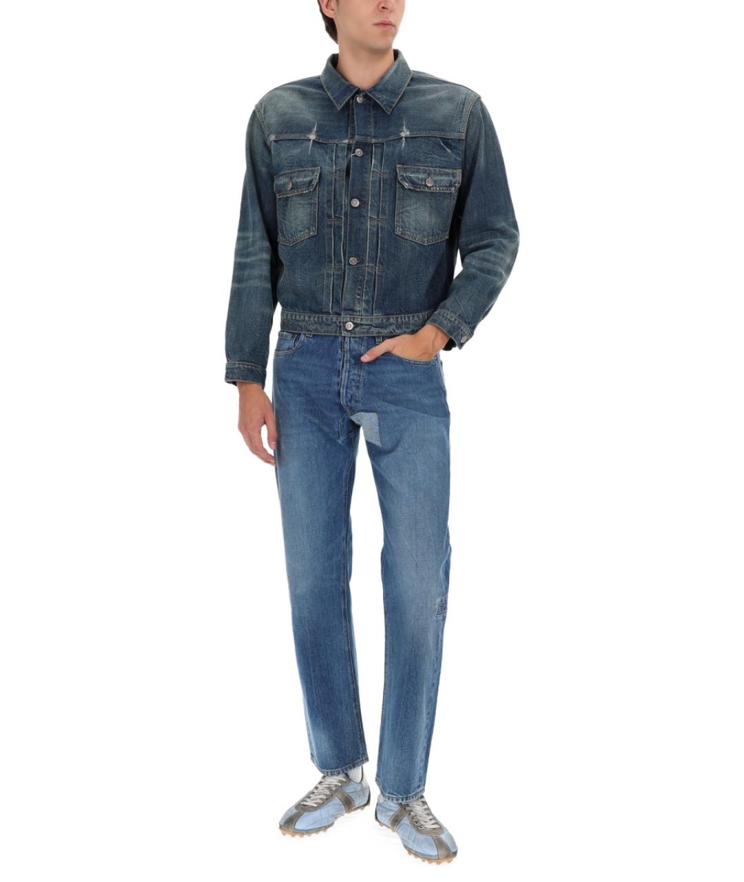 MAISON MARGIELA Синяя хлопковая куртка, фото 4