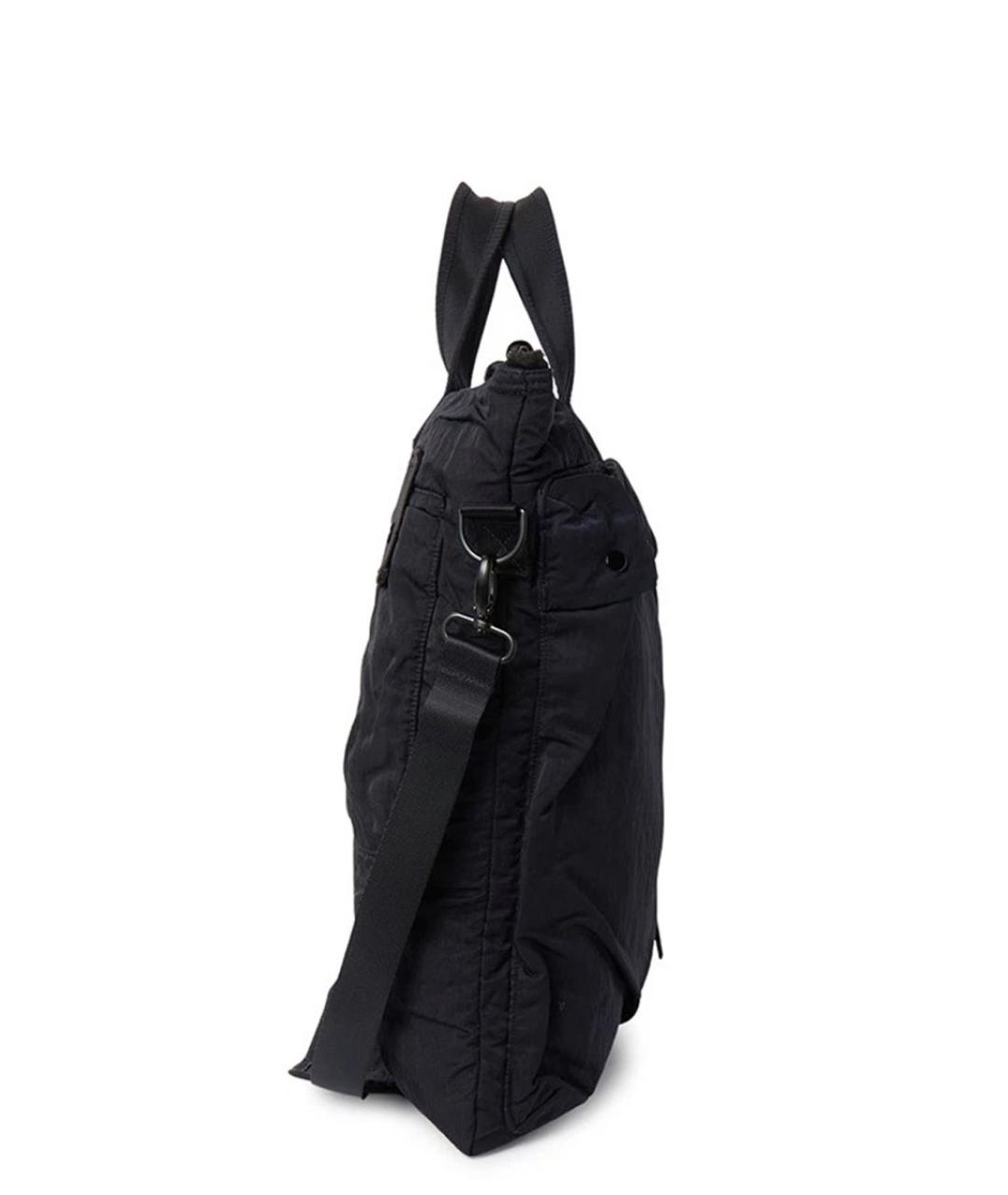 CP COMPANY Черная тканевая сумка на плечо, фото 2