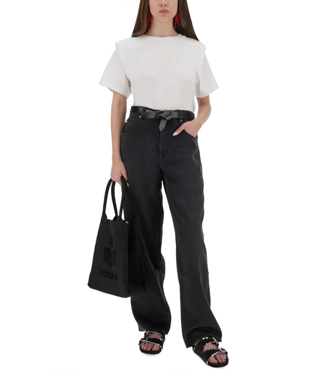 ISABEL MARANT Белая хлопковая футболка, фото 2