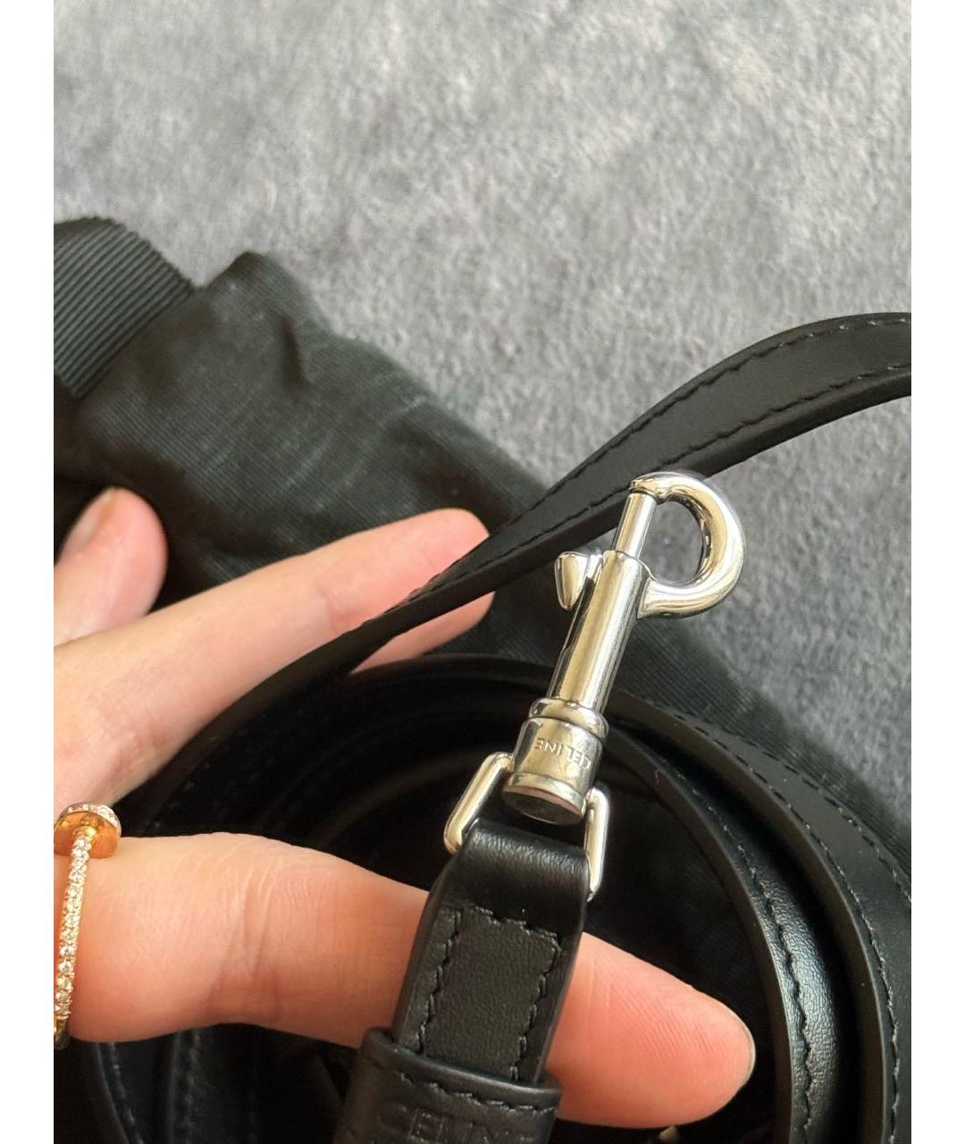 CELINE Черная кожаная сумка через плечо, фото 3